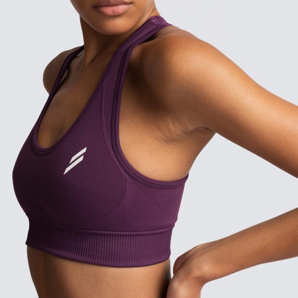 NWT DOYOUEVEN Sports Bra Purple